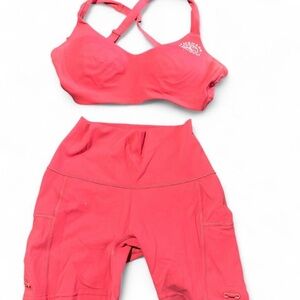 Gymshark legacy sports bra and shorts set